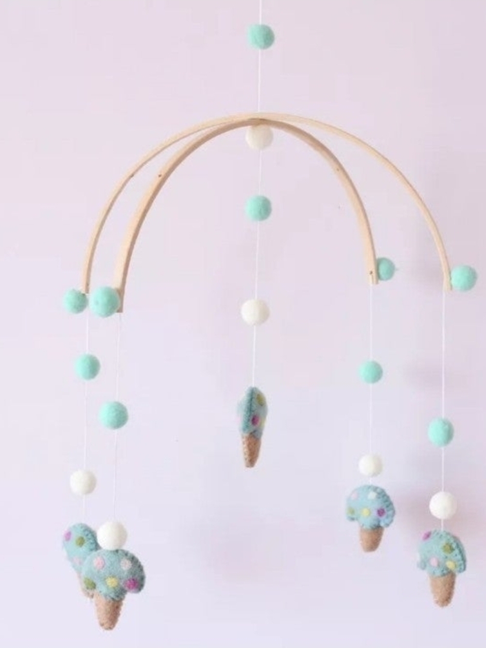 Sprinkle Ice Cream Baby Mobile